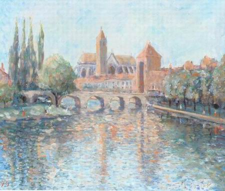 French Countryside oil painting